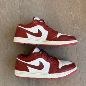 Men's Air Jordan 1 SE Low Dune Red Size 10.5